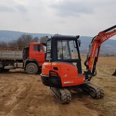 Zemní práce bagrem